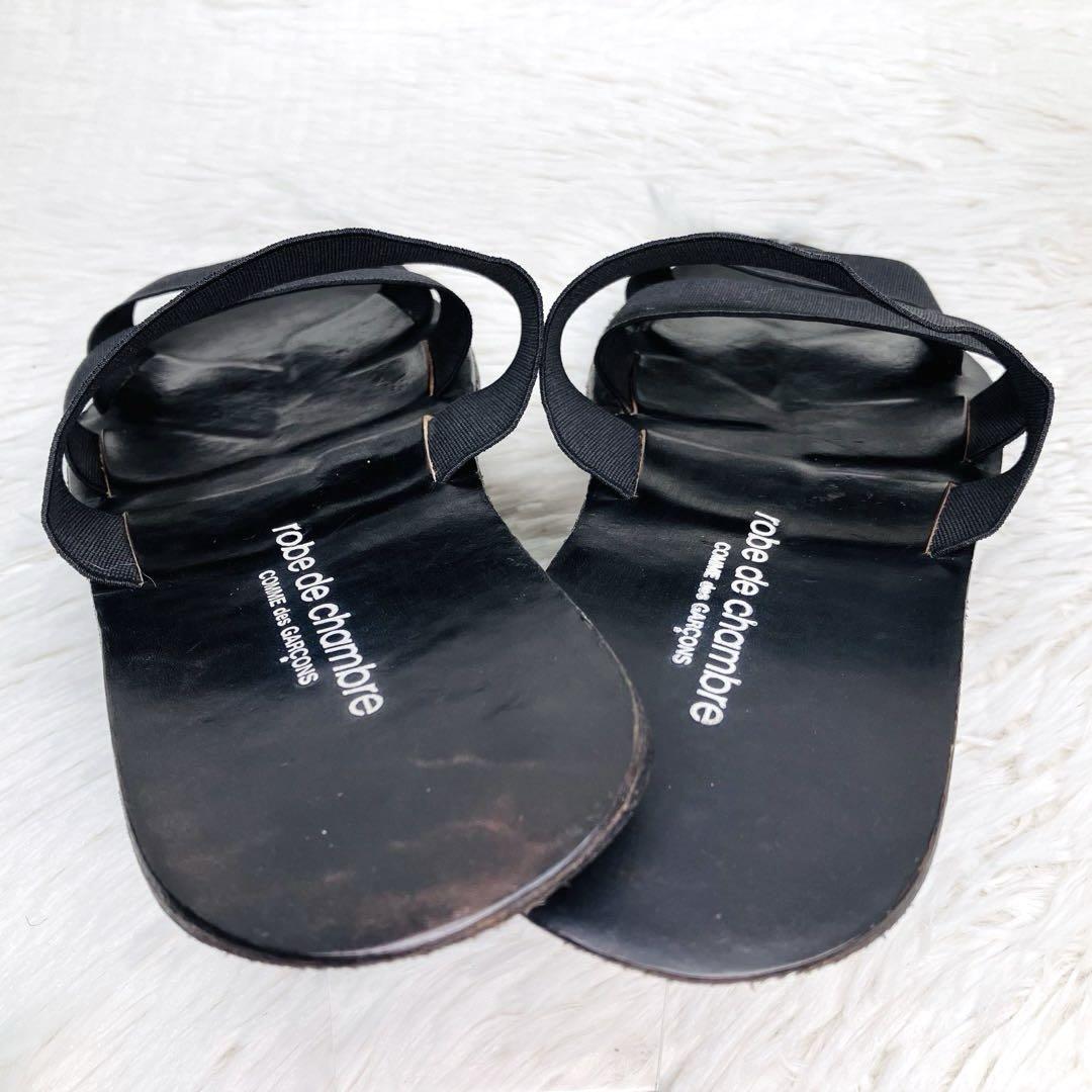 robe de chambre COMME DES GARCONS サンダル黒
