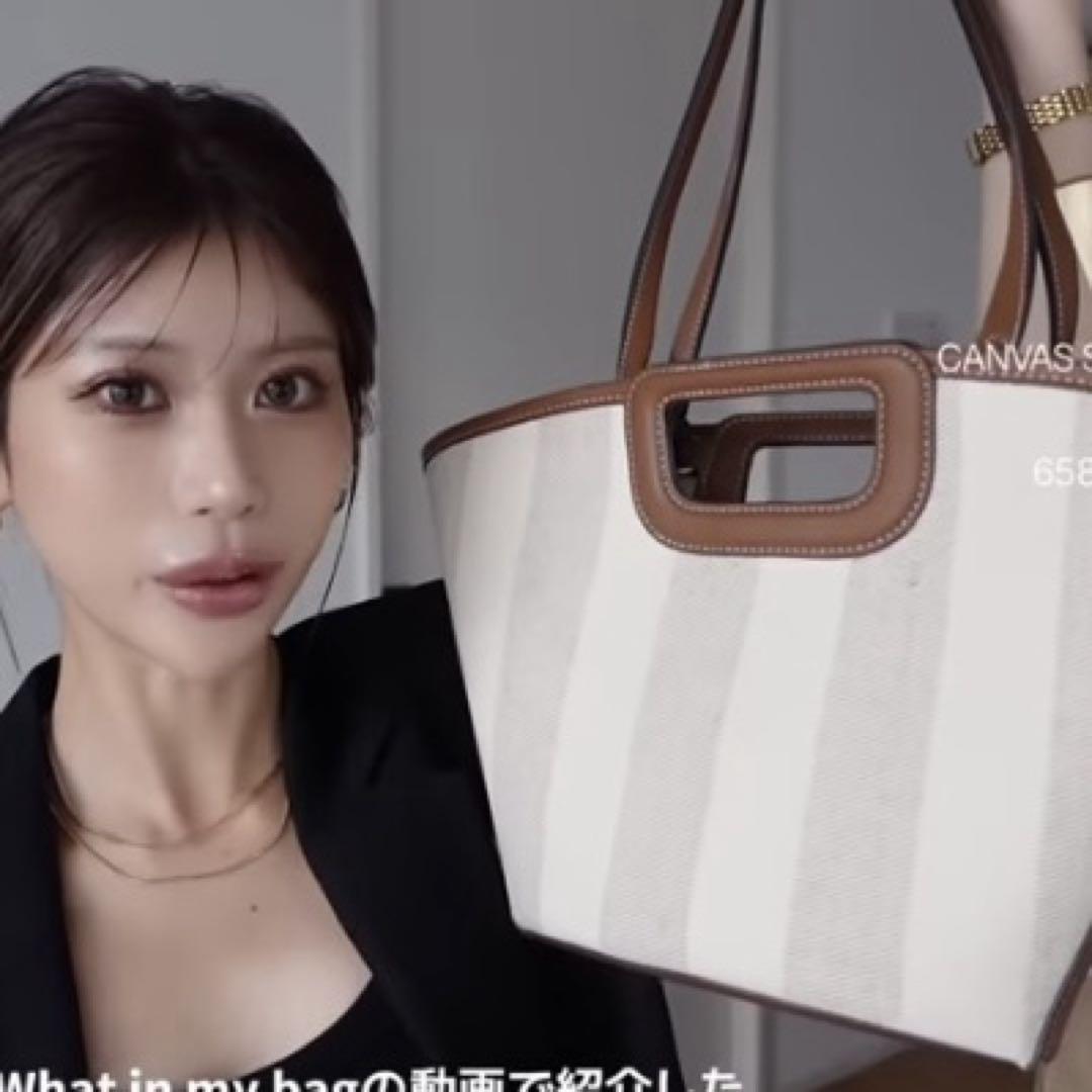 新品 ZARA キャンバスステッチトートバッグ - メルカリ