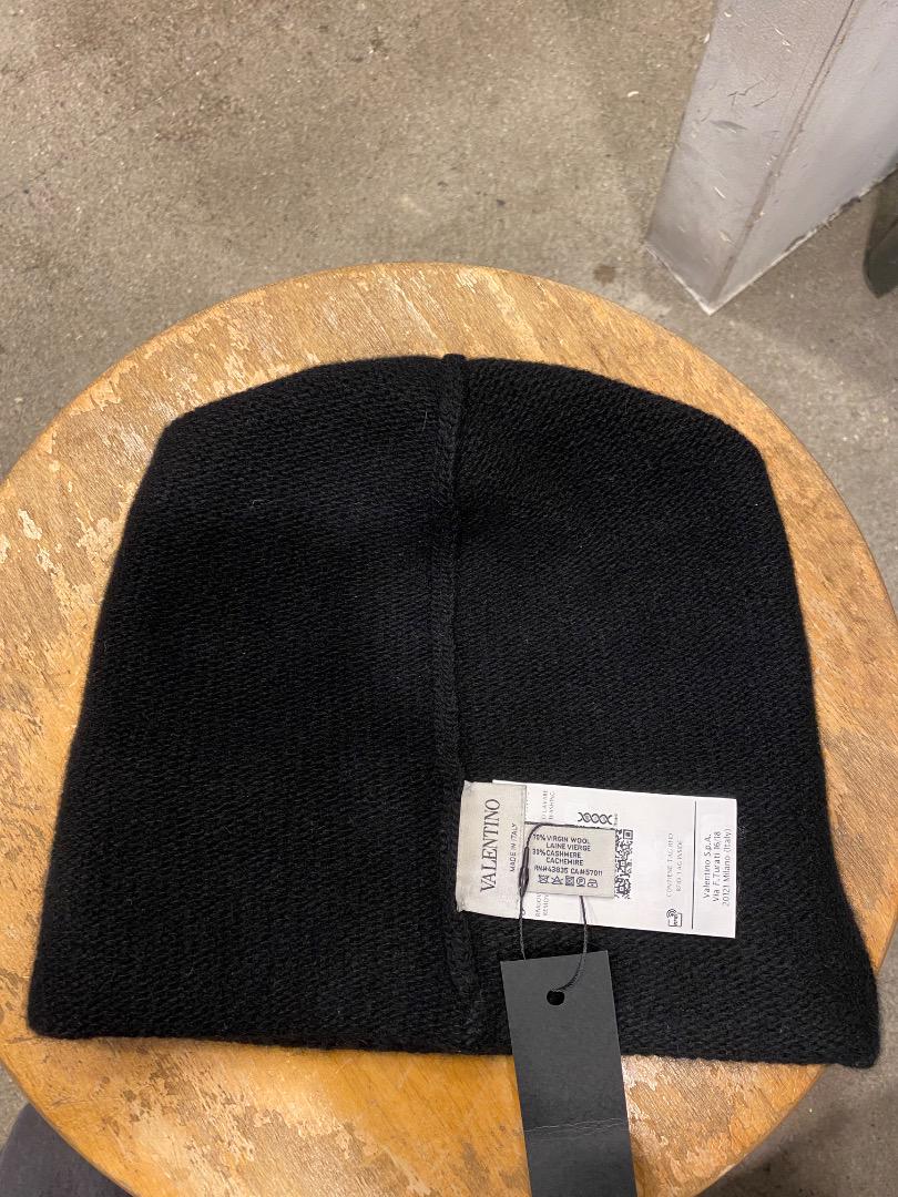 帽子 Valentino logo beanie