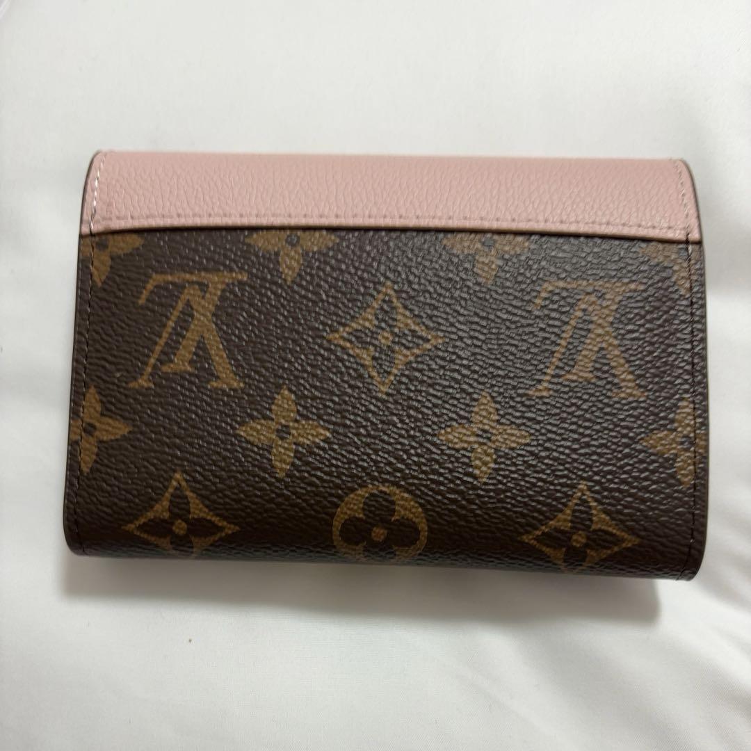 Louis Vuitton 二つ折り財布 ブラウン/ピンク - メルカリ