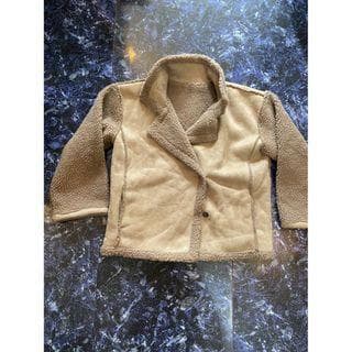 ベージュ フリースジャケット 100cm~