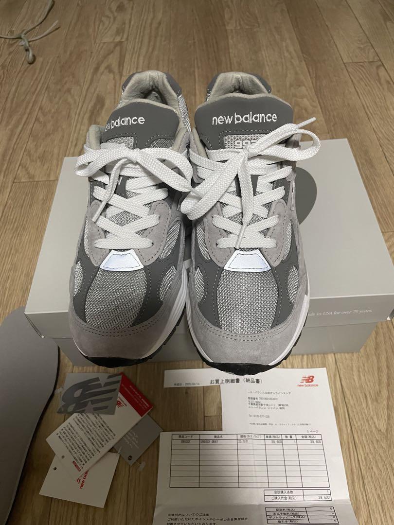 New Balanceニューバランス　U992GY 25.0㎝