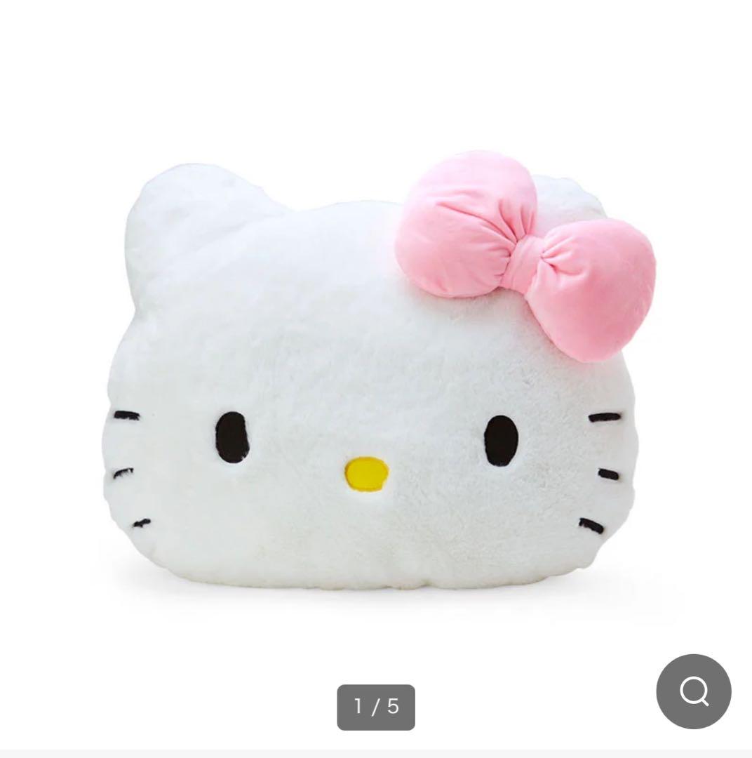 ハローキティ クッション リボン付き　M
