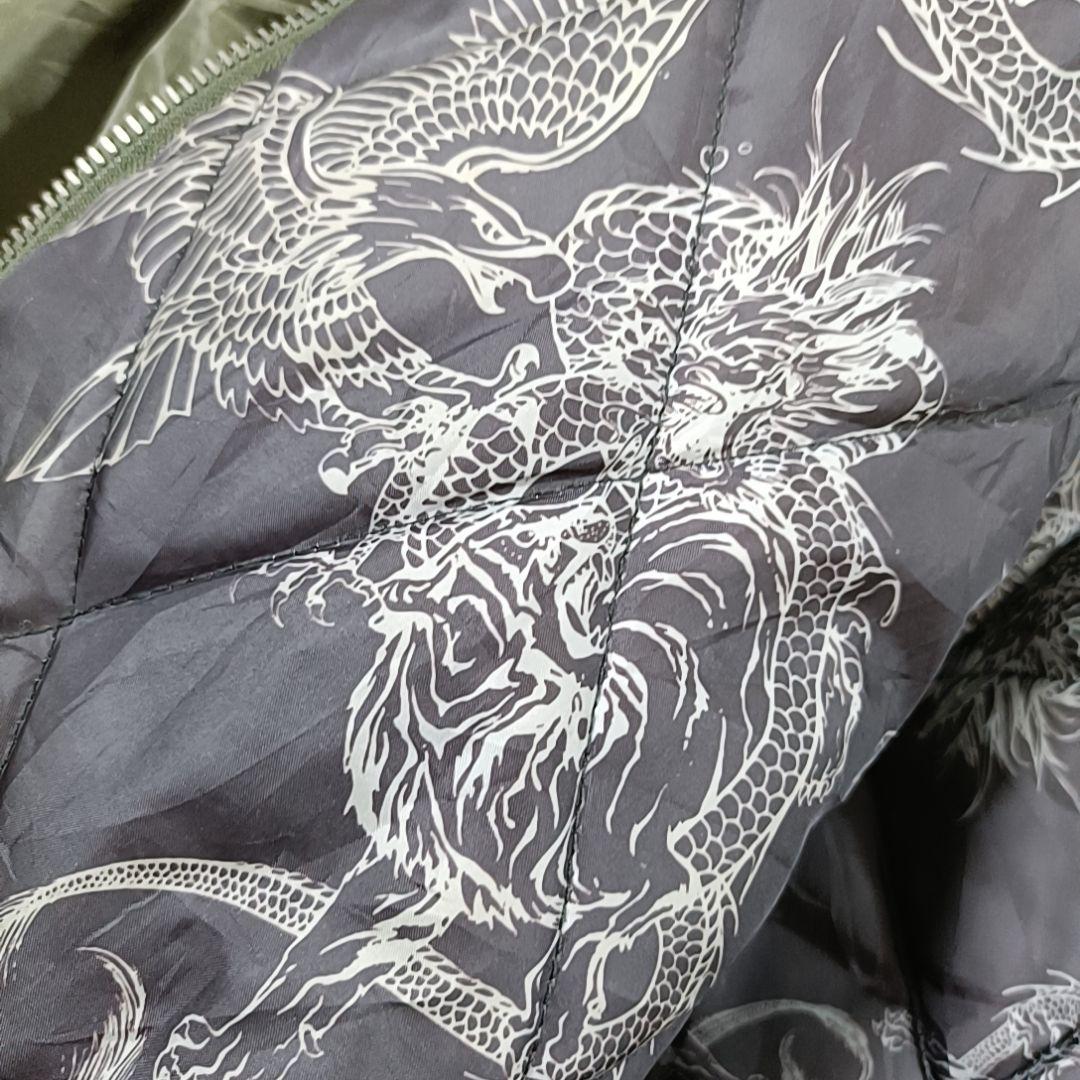 希少✨AVIREX MA-1 フライトジャケット リバーシブル 鷲 龍 2XL