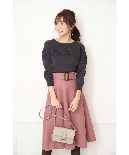 レッド系,M超人気新品新品✨アプワイザーリッシェ✨カラーフレア ...
