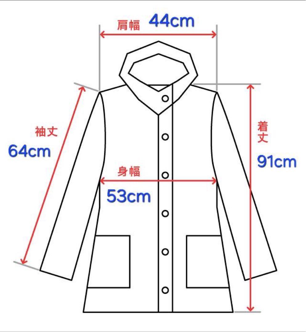ネイビー フード付きコート ネイビー フード付きコート