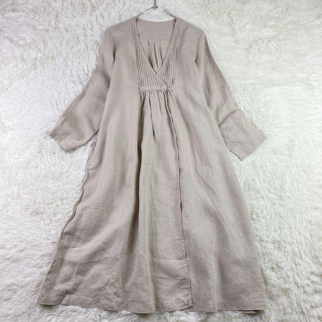 nest Robe ピンタックリネンワンピース