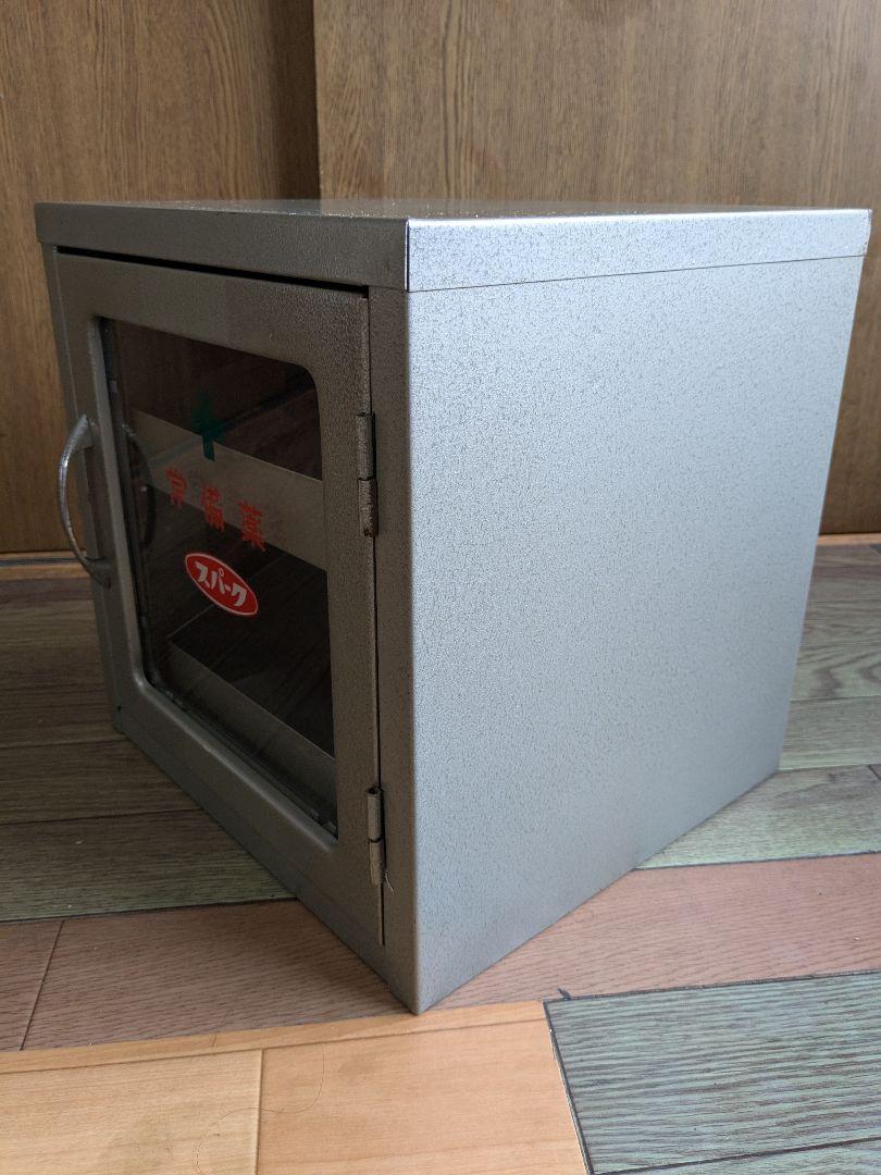 昭和レトロスチール薬箱2段