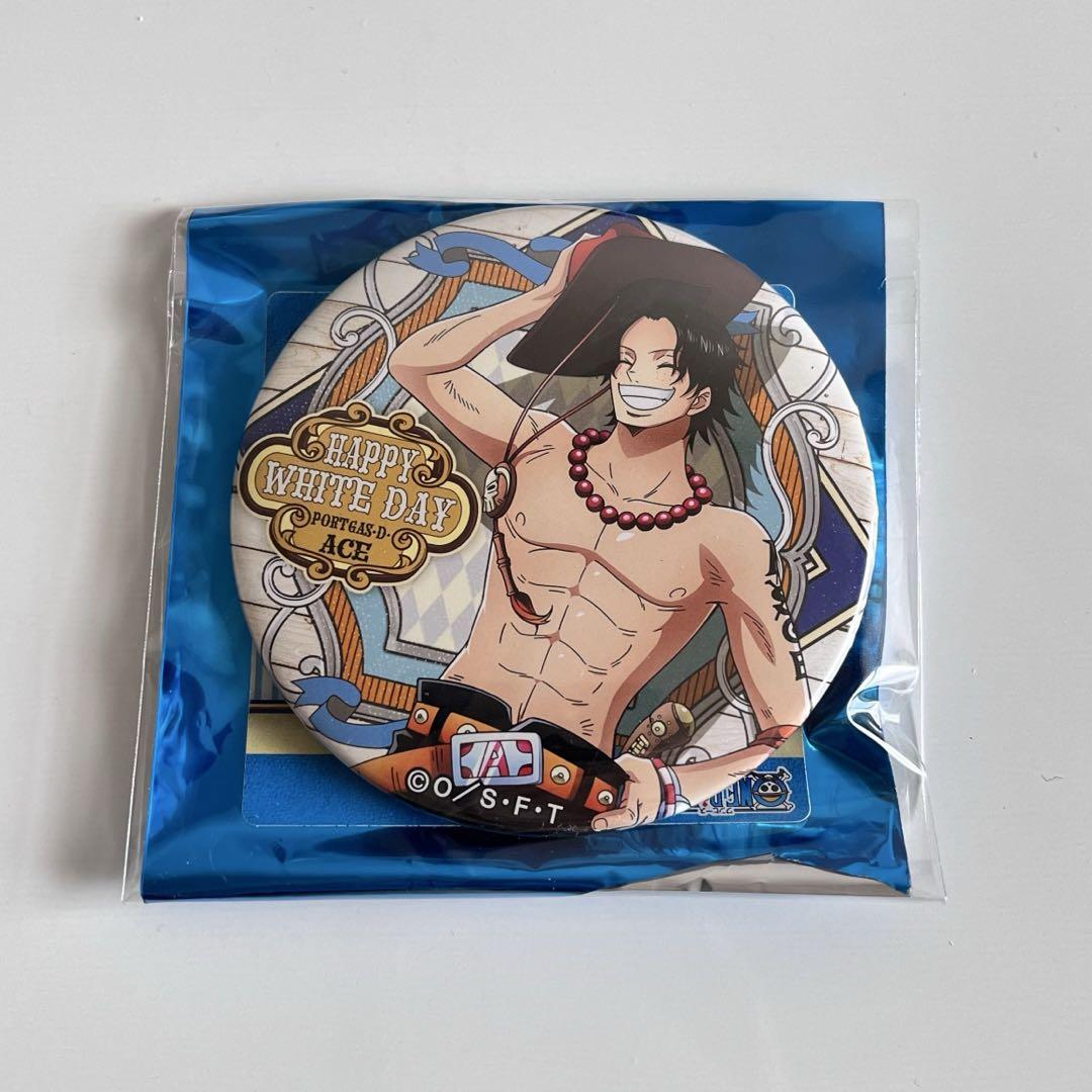 ONEPIECE ワンピース エース 輩缶バッジ - メルカリ