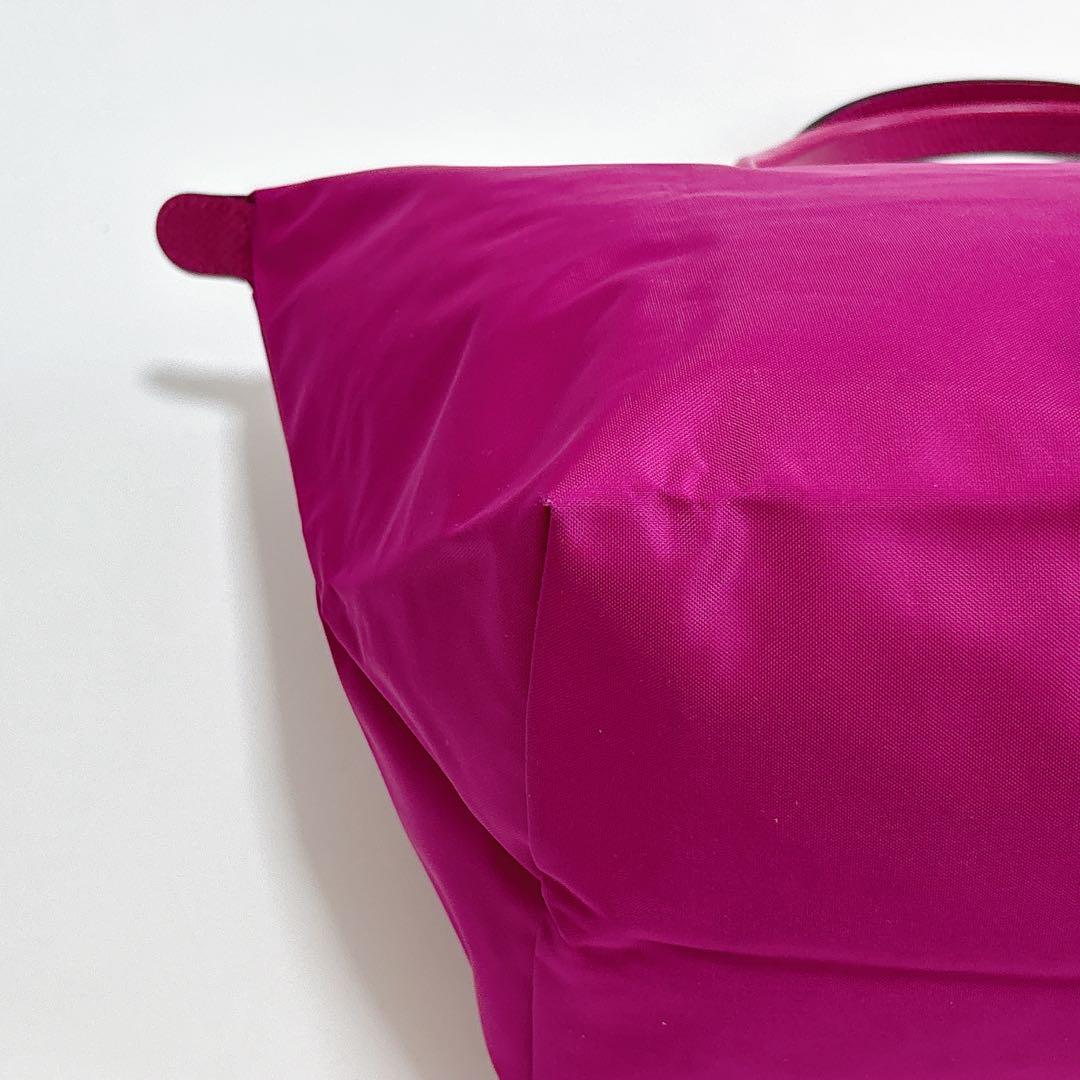良品 LONGCHAMP プリアージュ クラブ トートバッグ パープル