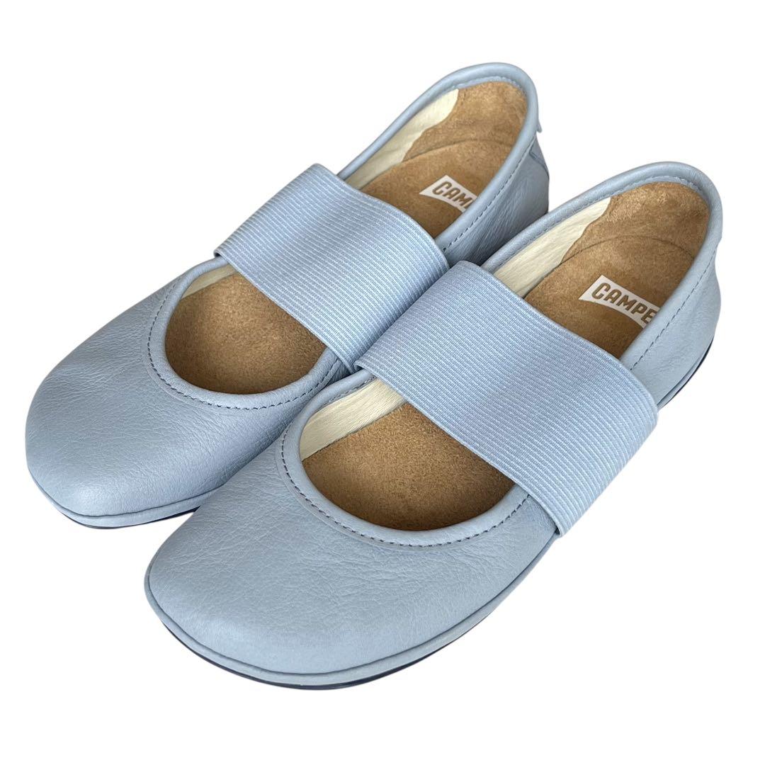 【最終価格】CAMPER 36 RIGHT NINA レザー フラットシューズ