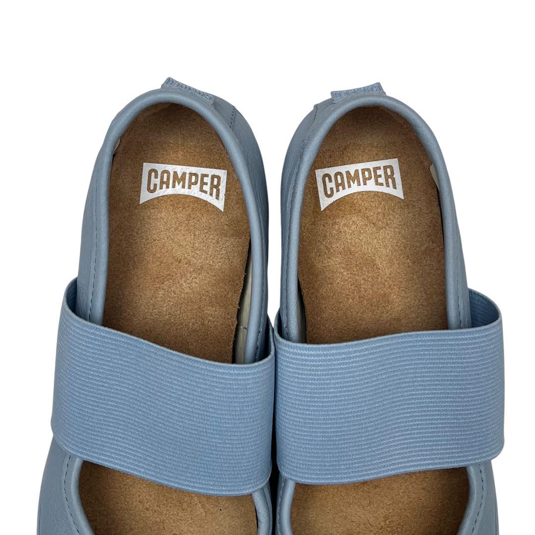【最終価格】CAMPER 36 RIGHT NINA レザー フラットシューズ