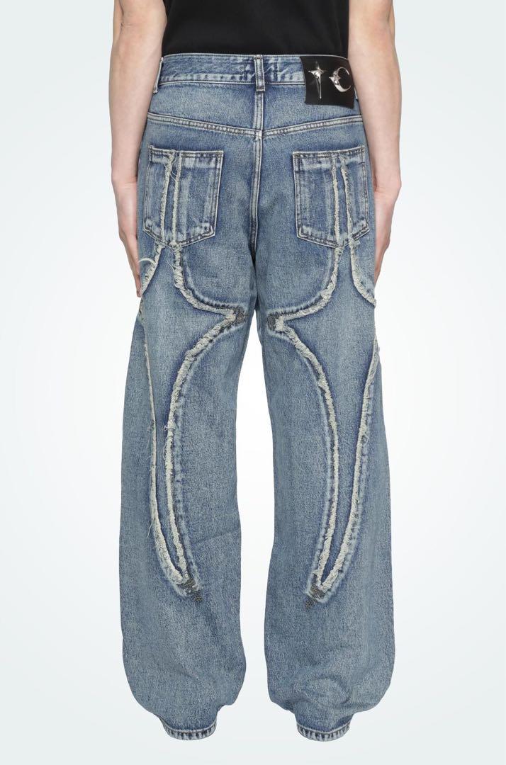 THUG CLUB Tribal Denim Pants 
