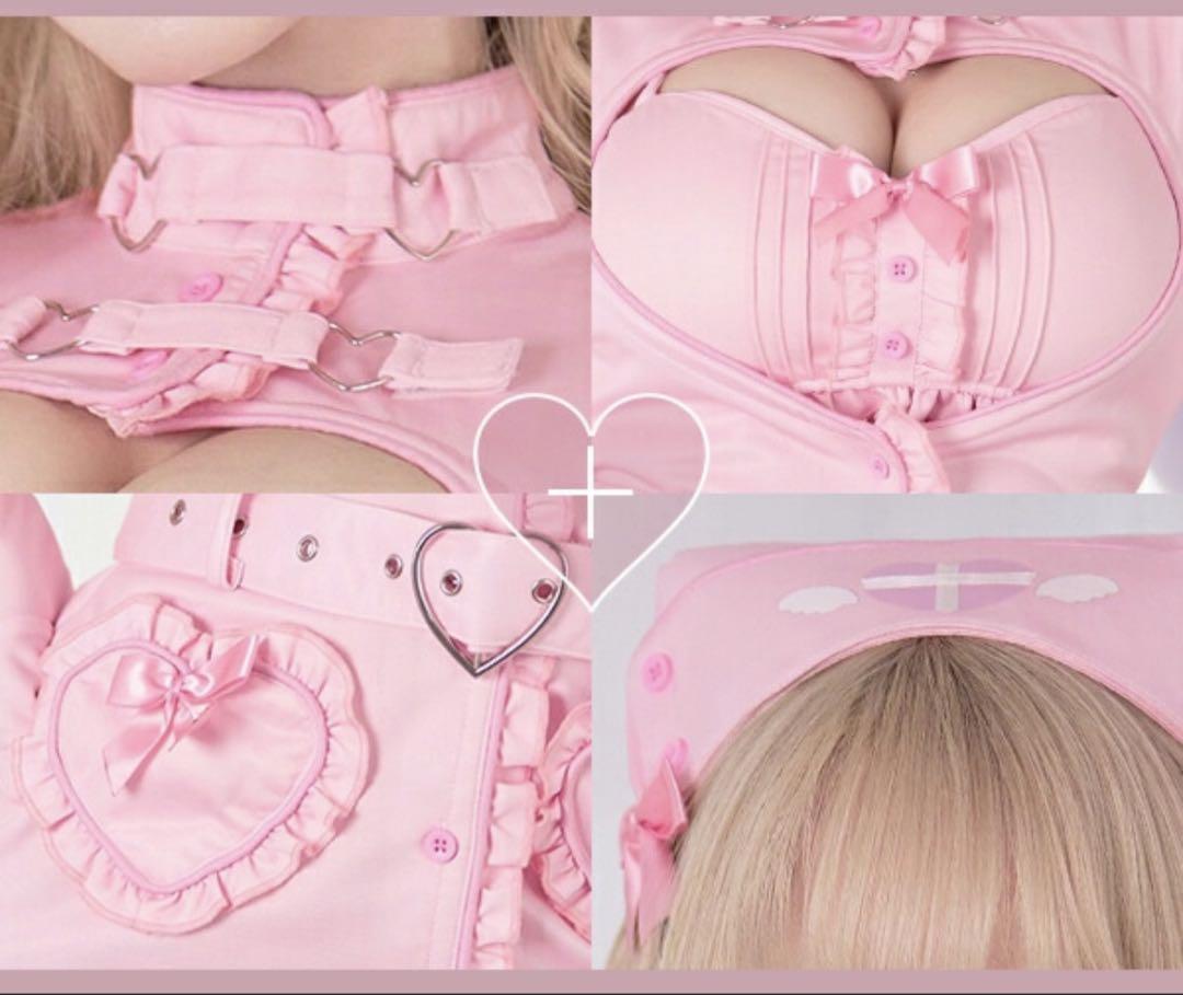 Malymoon ピンク ナースコスプレ