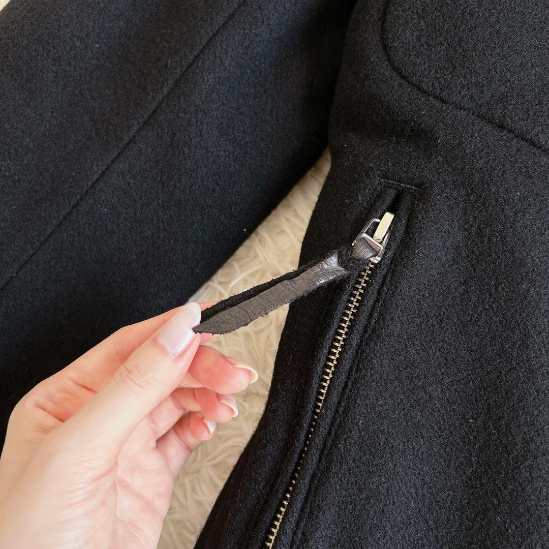 Max Fritz femme マックスフリッツ ウールジャケットコート 日本製 Max Fritz femme マックスフリッツ ウールジャケットコート 日本製