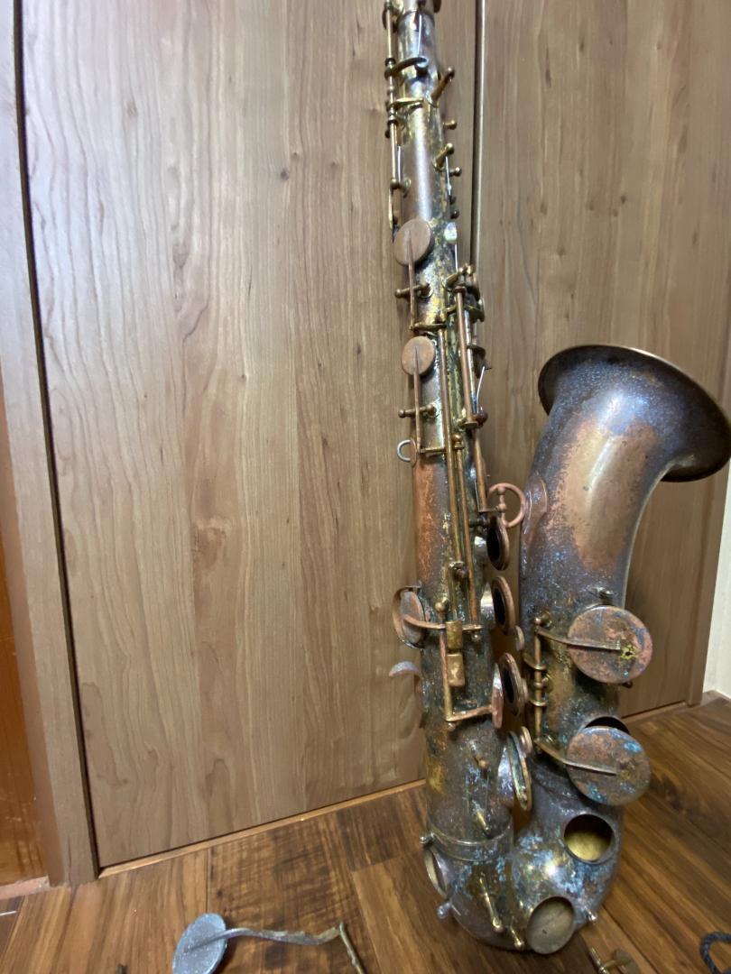 Yanagisawa T-4 テナーサックス ジャンク ネック無し／部品取り用）