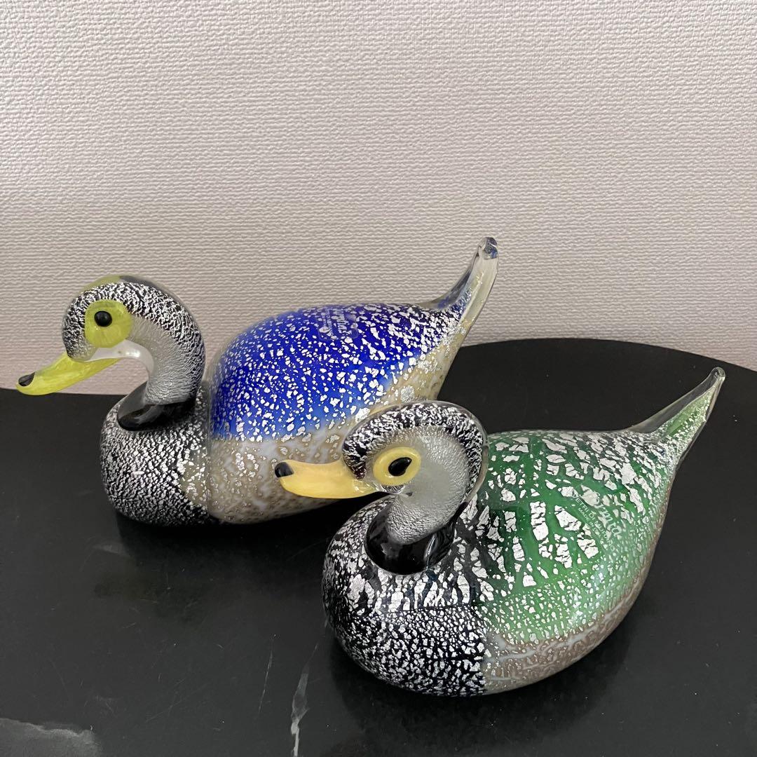 鳥　置物　ベネチアングラス　ヴェネチアンガラス ムラーノmurano ③