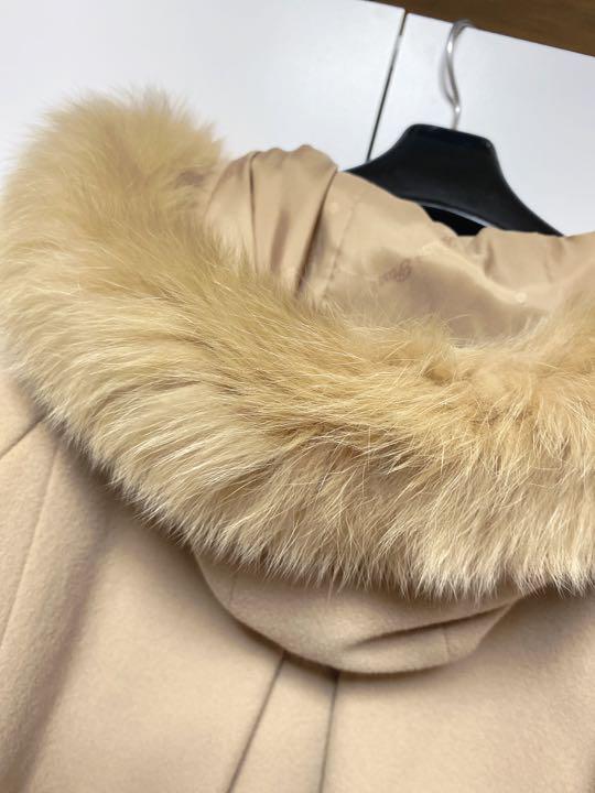 みみ様専用【レッセパッセ】フォックスファーキャメルショートコート