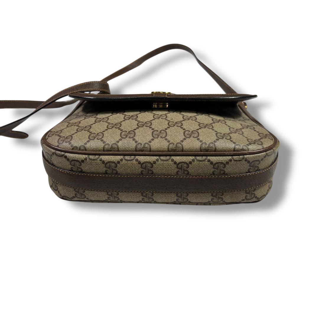 GUCCI グッチ ショルダーバッグ PVC レザー GG インター