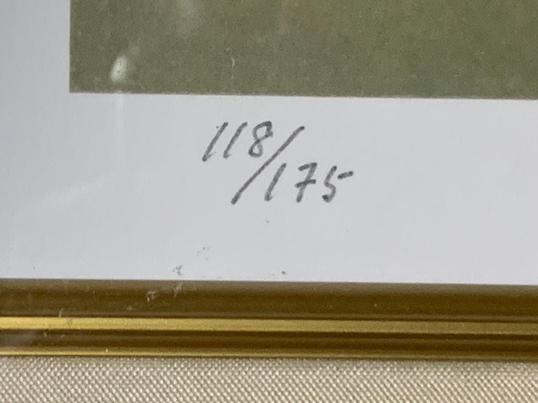 本人サイン 額装