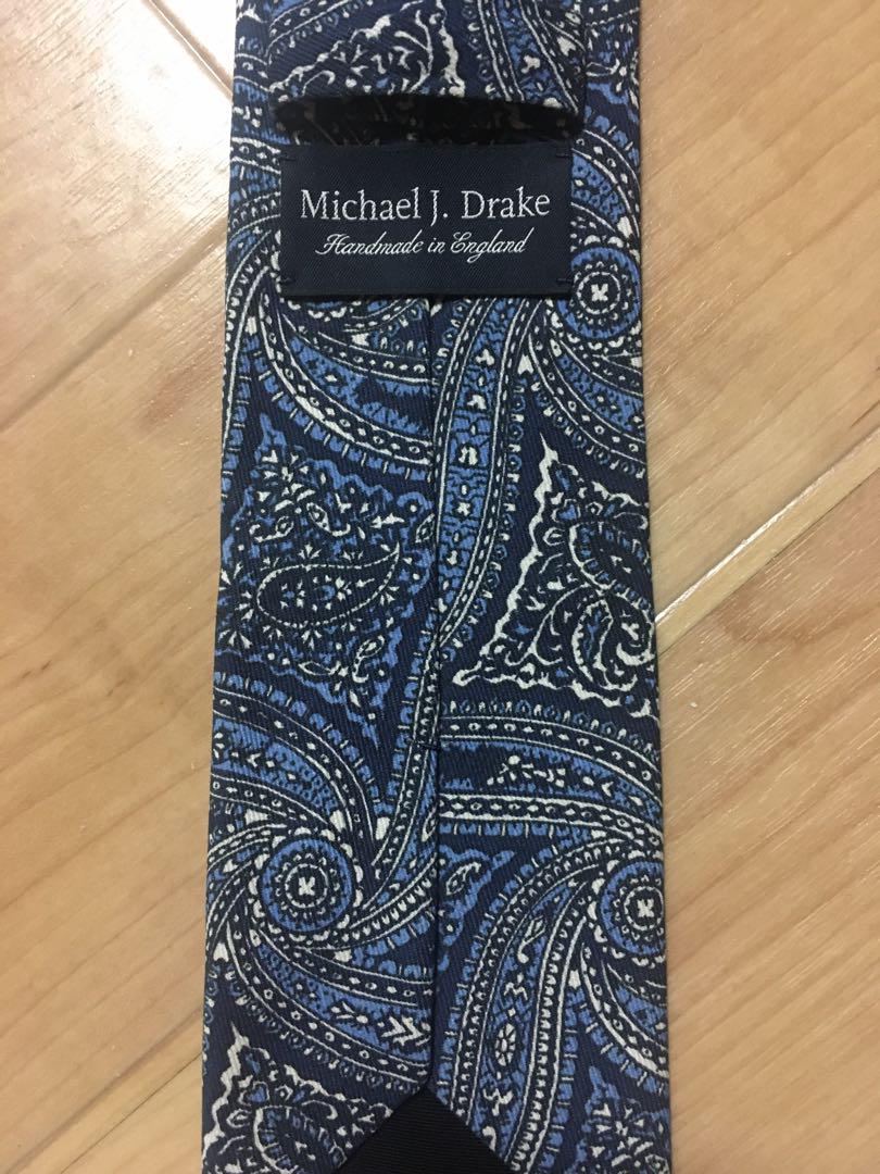 Michael J.Drake ペイズリー ネクタイ マイケルジェイドレイク