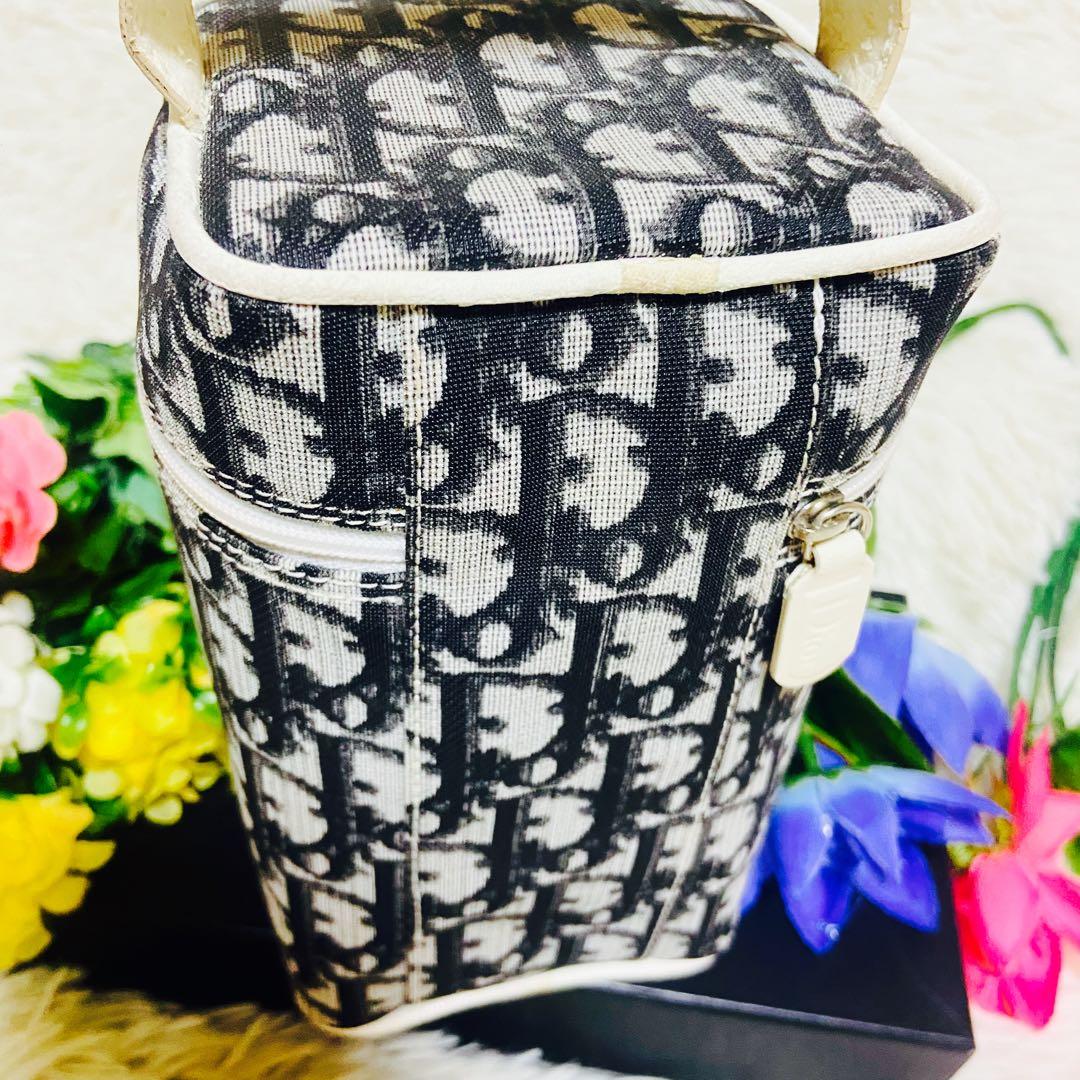 Dior✨ディオール✨バニティ✨自立✨ハンドバッグ✨トロッター柄✨ポーチバッグ✨