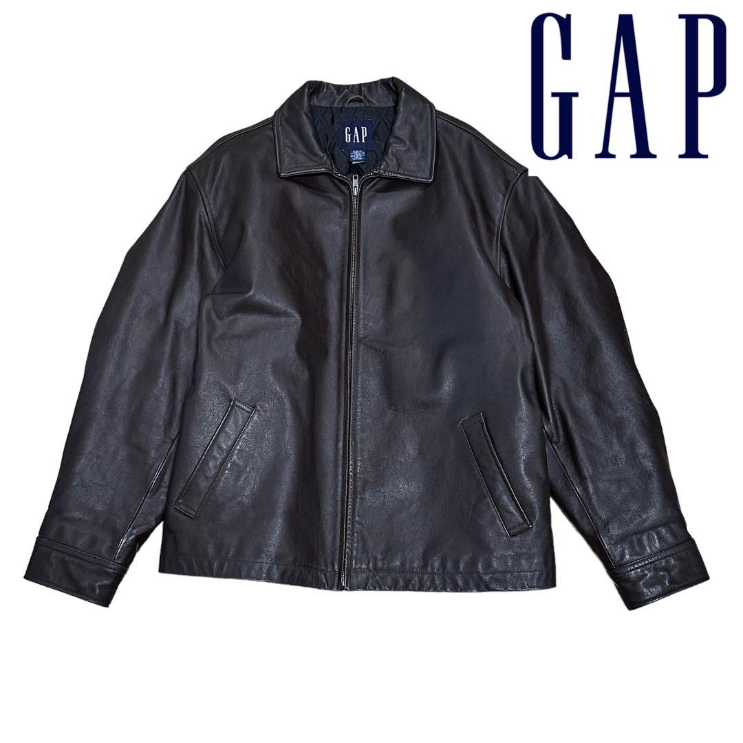 “90s OLD GAP オールドギャップ　レザージャケット”