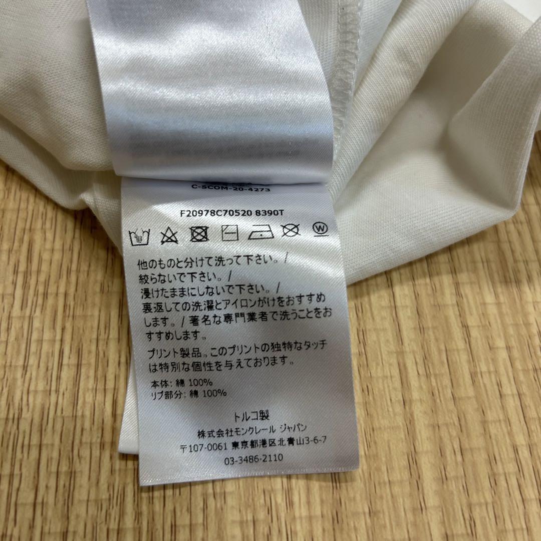 MONCLER モンクレール半袖Tシャツ白S