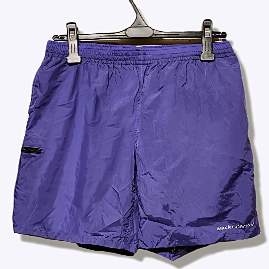 【Back Channel】official logo nylon shorts