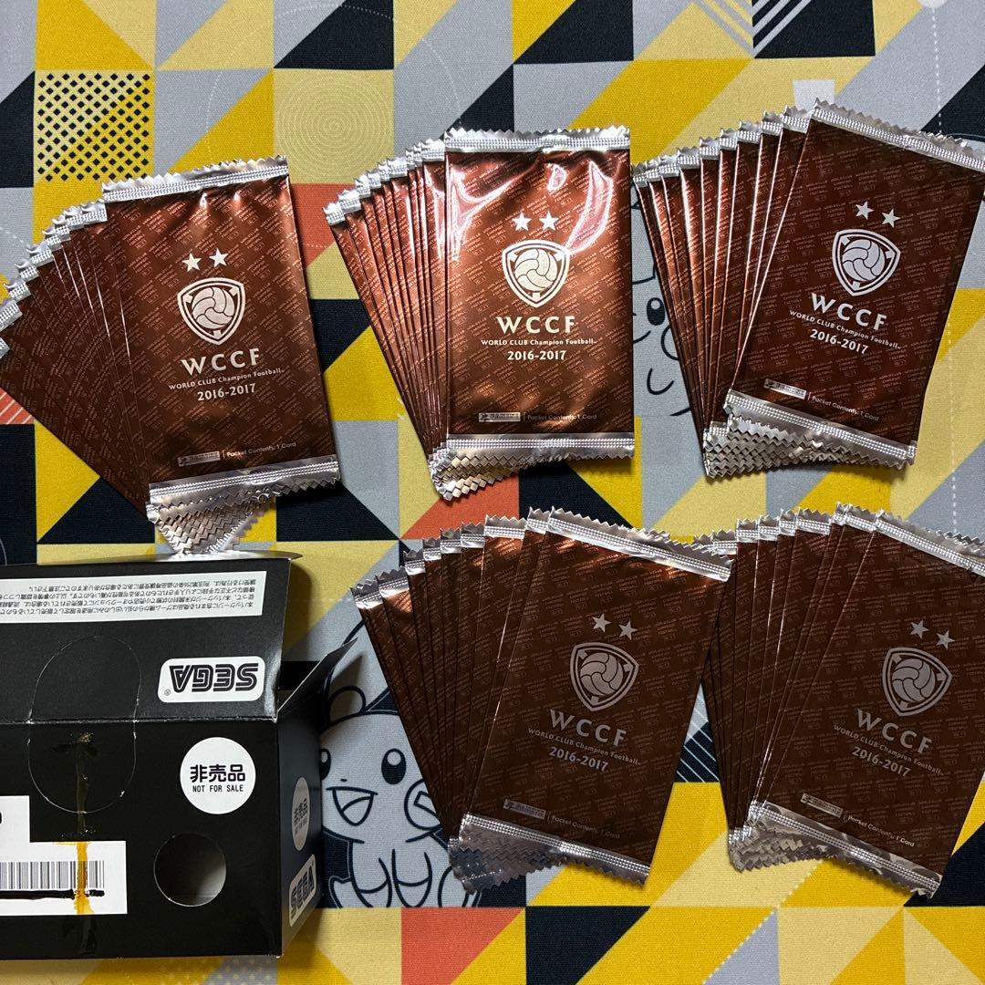WCCF未登録レア 微開封白黒 WCCF 未開封パック 2016-2017 ver2.00 50パック1BOX分 - メルカリ