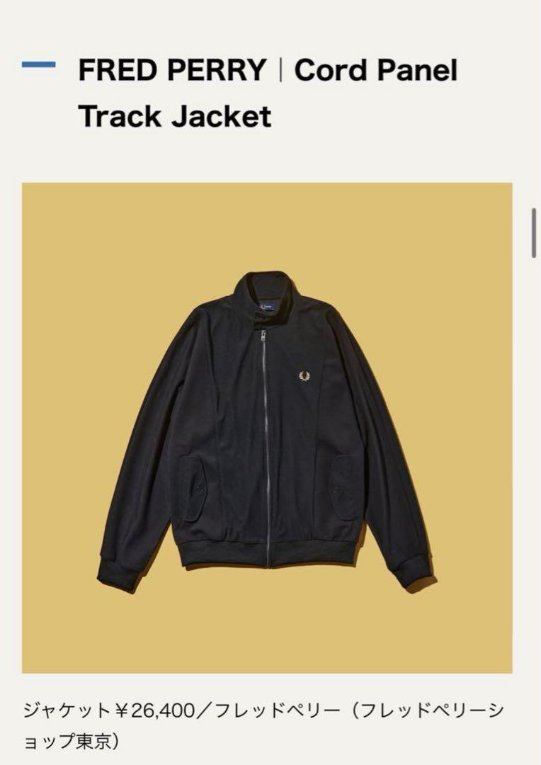 FRED PERRY 黒 ジャケット フレッドペリー×アートカムズファースト FRED PERRY×ART COMES