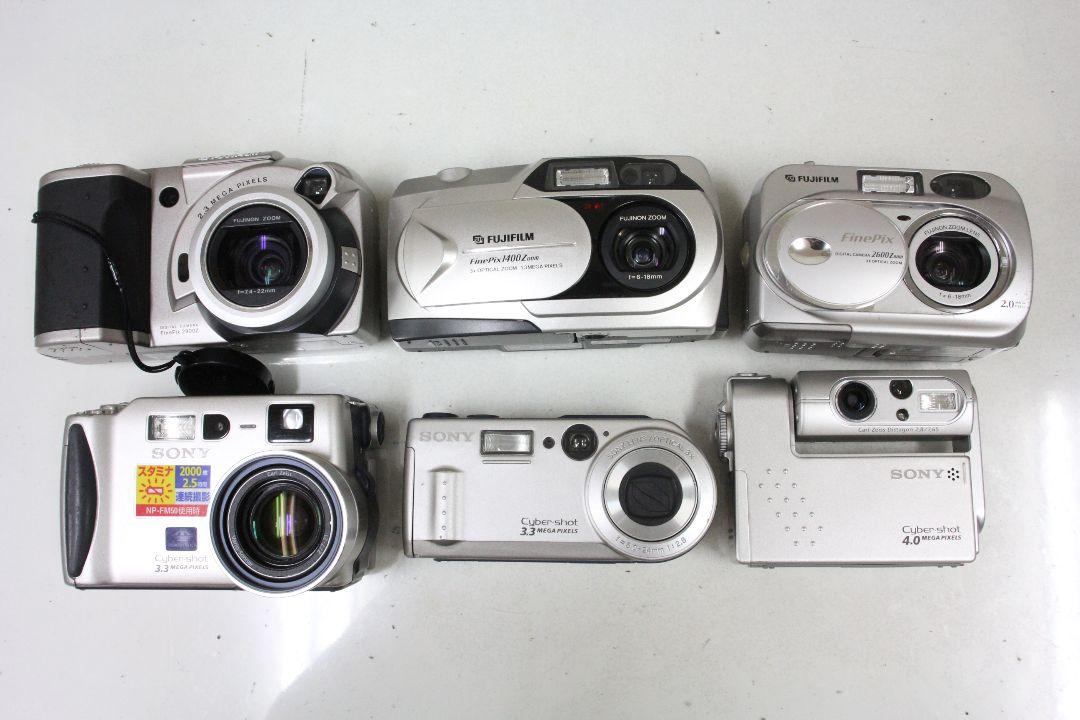 デジタルカメラ 6台 ジャンク品 FUJIFILM SONY
