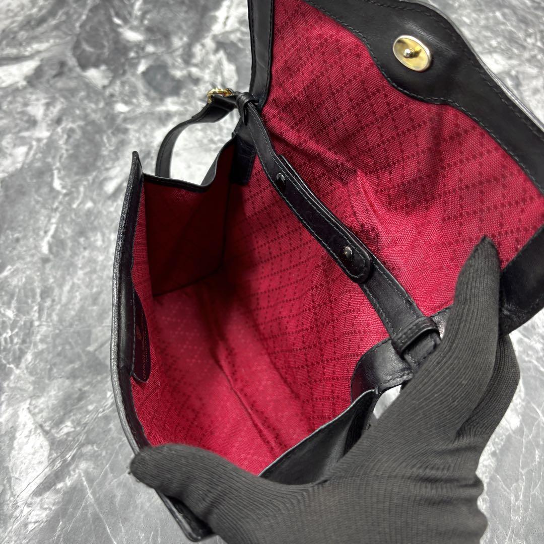 ✨極美品✨GUCCI シェリーライン 2way GG ショルダーバッグ 黒 ロゴ