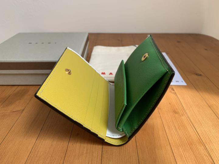 通販正規品 値下げ バイカラー トランク 財布 二つ折 gNf4r-m36503858250 マルニ MARNI レザーウォレット 定番人気低価