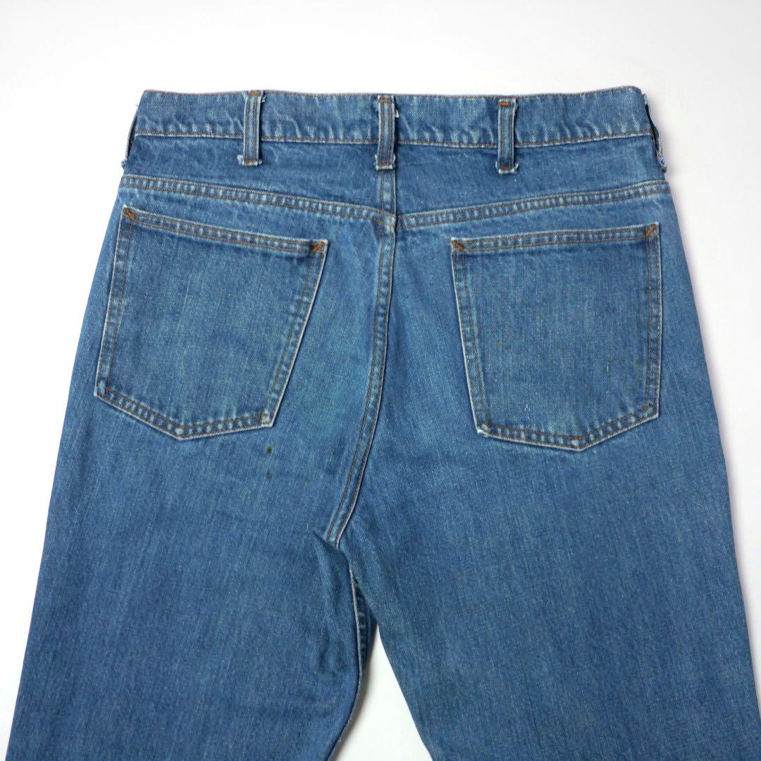 70sビンテージSEARSシアーズ ブーツカット フレア デニムパンツ