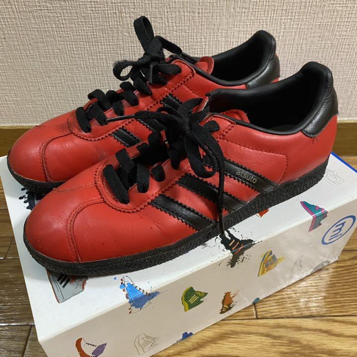 adidas atsuto 赤 レザー スニーカー 内田篤人 内田篤人 adidas mi スニーカー - メルカリ
