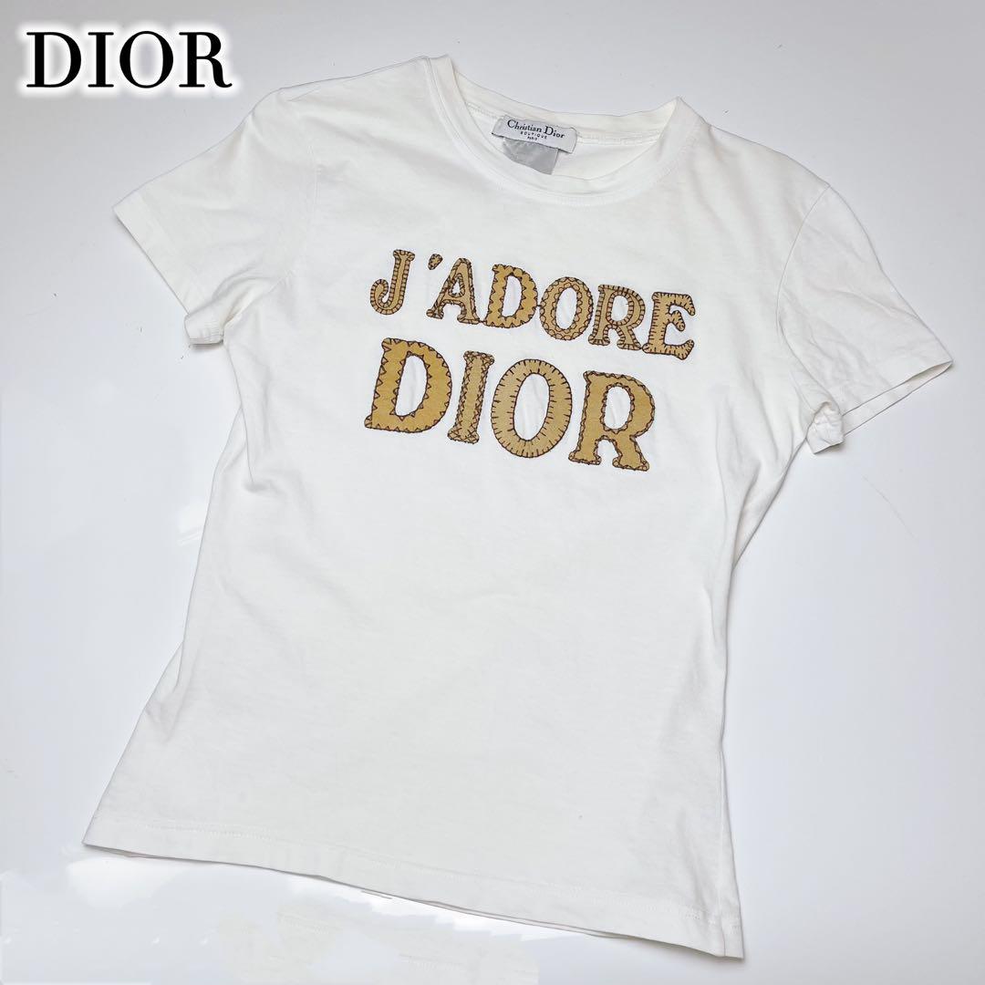 【激レア✨】Christian Dior ロゴ ガリアーノ期 ステッチTシャツ