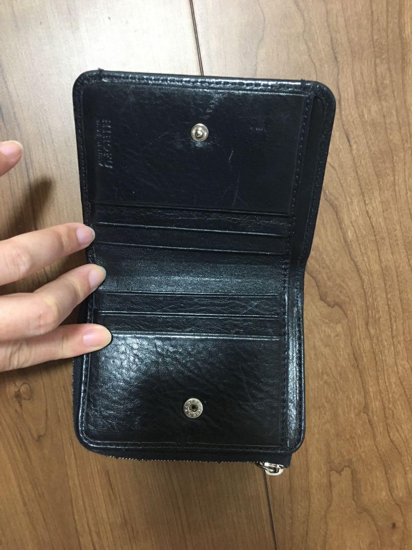 ヒロフ HIROFU プラティカ 二つ折り財布 コンパクト ネイビー 紺