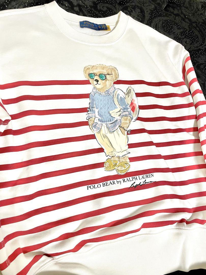 完売　RALPH LAUREN ラルフローレン　ポロベア　ボーダー　スウェット