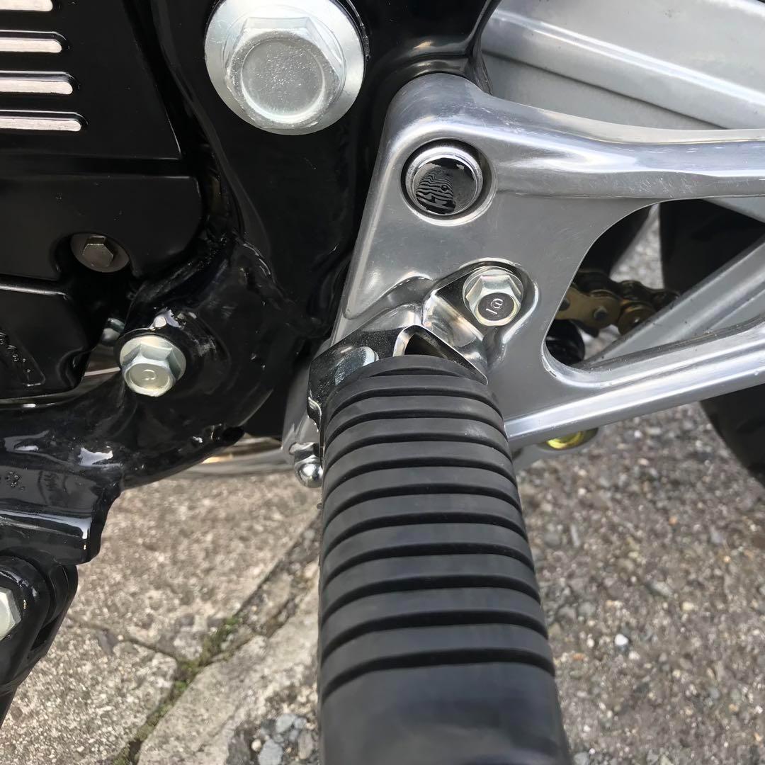 CBX400F ステッププレート メッキ キャップ ボルトキャップ CBX