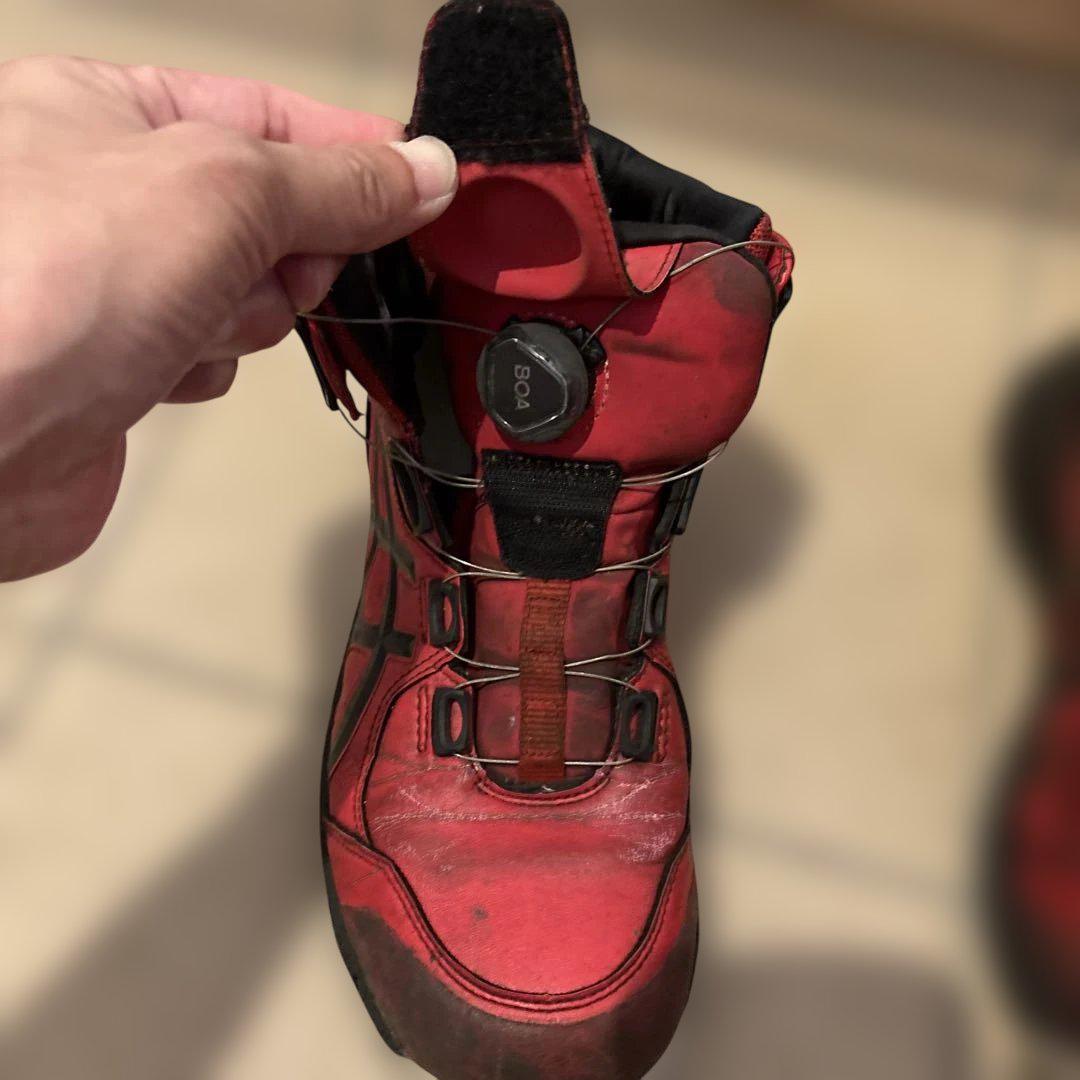 ASICS WINJOB CP209 赤 スニーカー ダイヤル式 ASICS WINJOB CP209 赤 スニーカー ダイヤル式