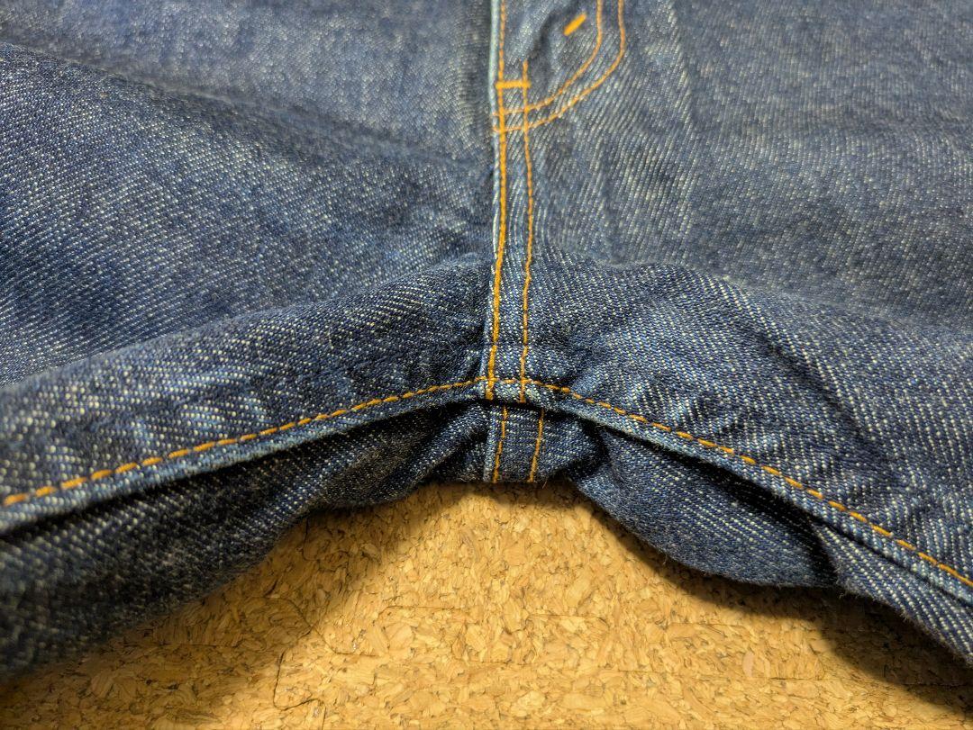 [ビンテージ希少]リーバイスLevis859濃紺オレンジタブデニム 日本製W32