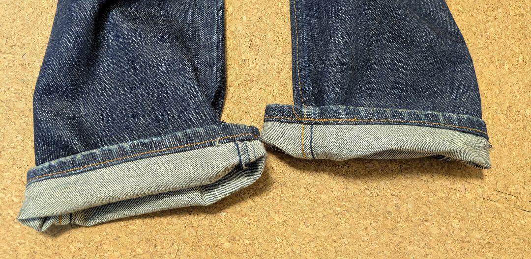 [ビンテージ希少]リーバイスLevis859濃紺オレンジタブデニム 日本製W32