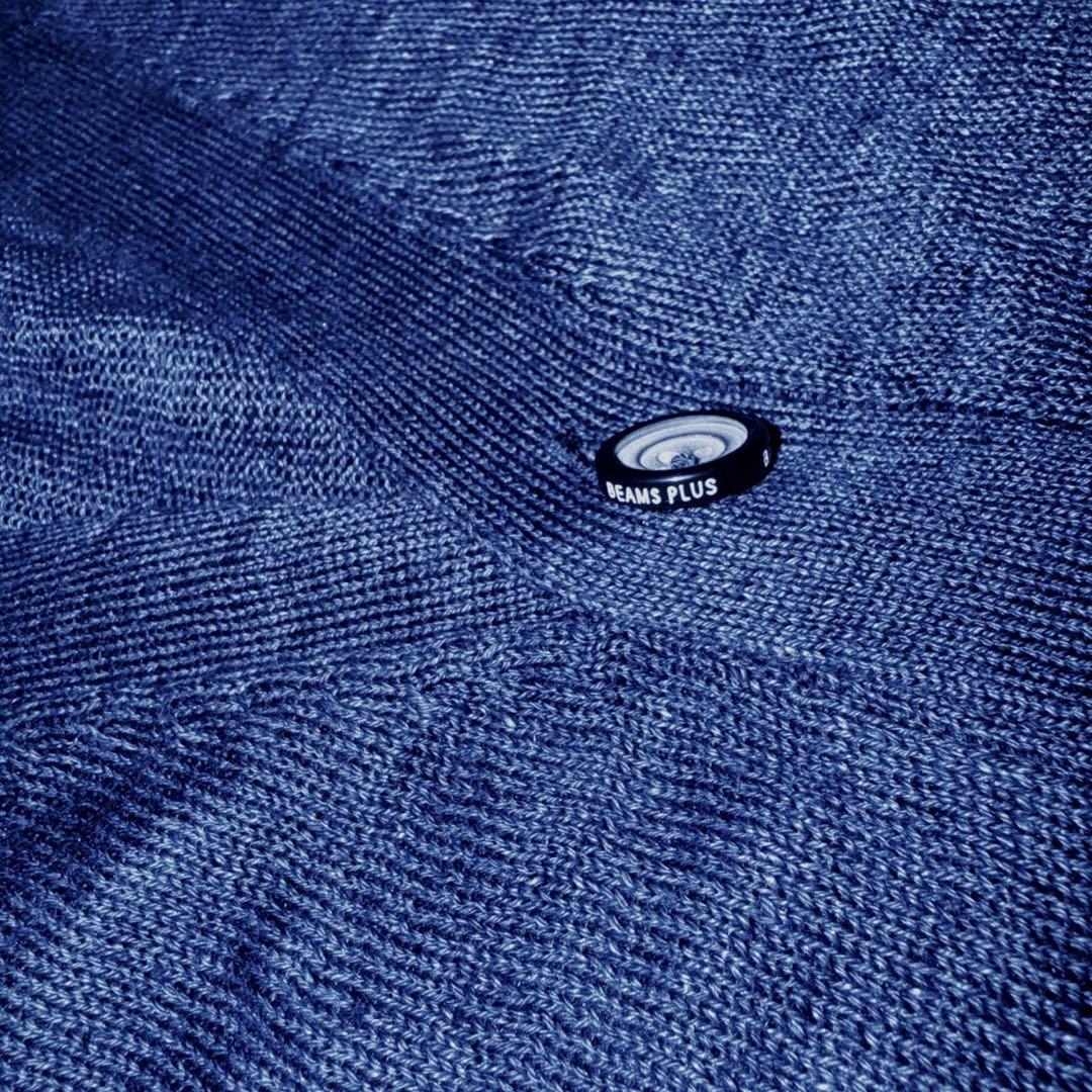 ビームスプラスFLANDERS LINEN 麻カーディガン カーディガン S