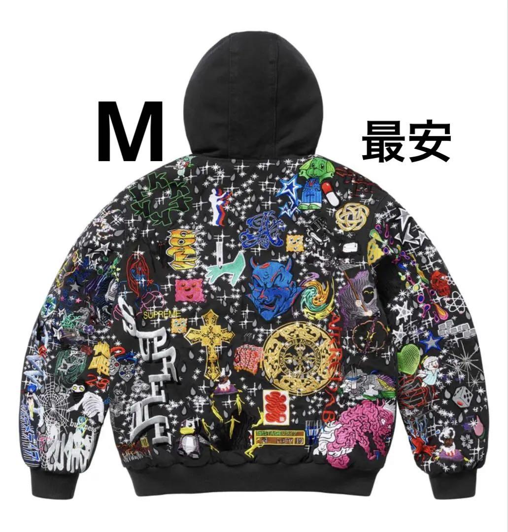 最安 Supreme AOI Embroidered Work Jacket M