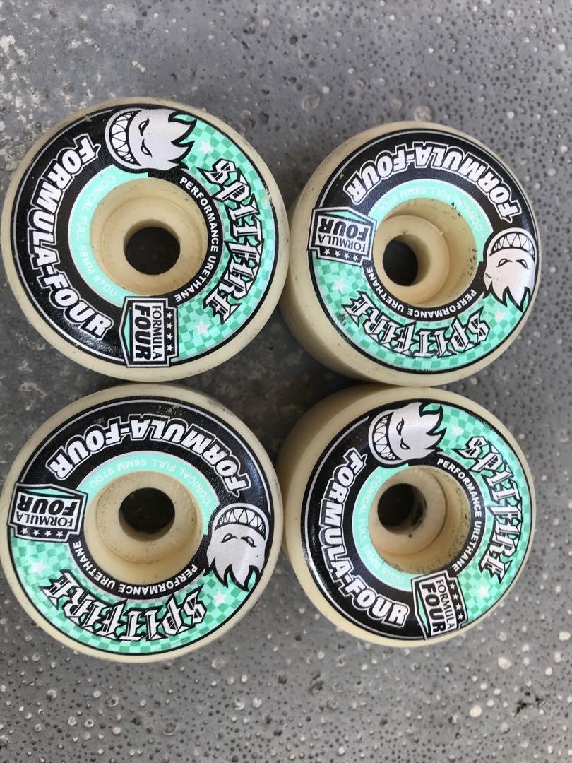SPITFIRE ウィール F4 CONICAL FULL 97D 58mm