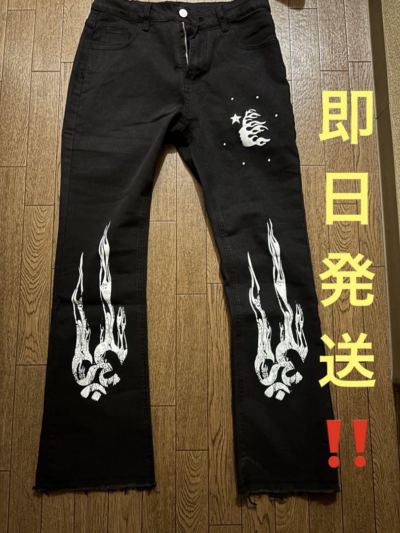 hellstar風スキニーパンツ
