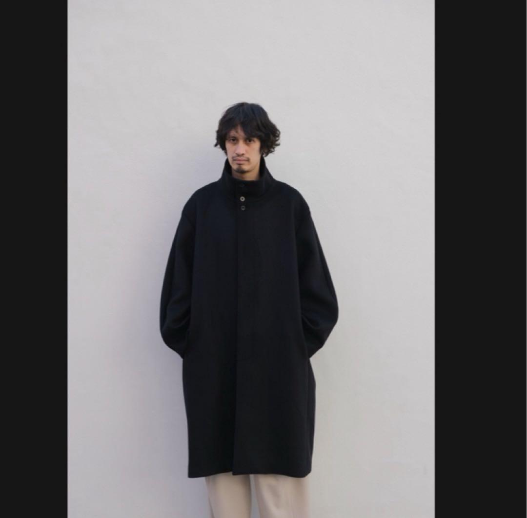 ka na ta unmilitary coat 2024 melton 黒 画像1