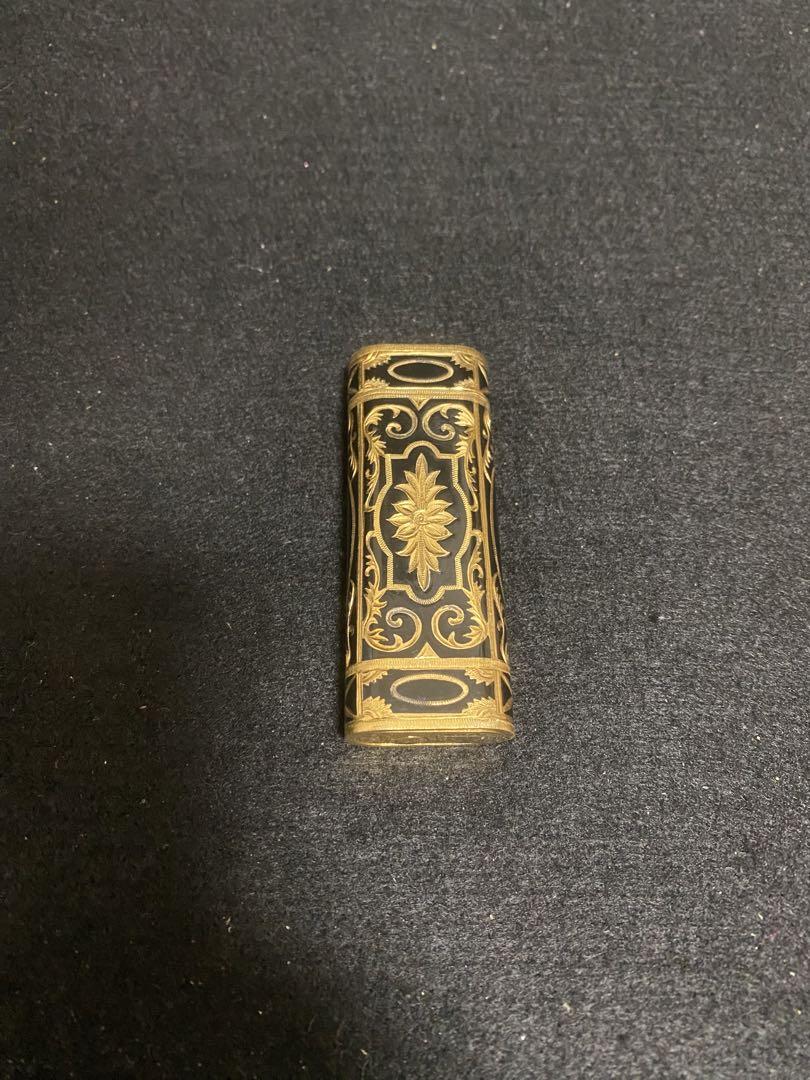 ロイキング　Cartier　カルティエ　ライター　ブラック　ゴールド