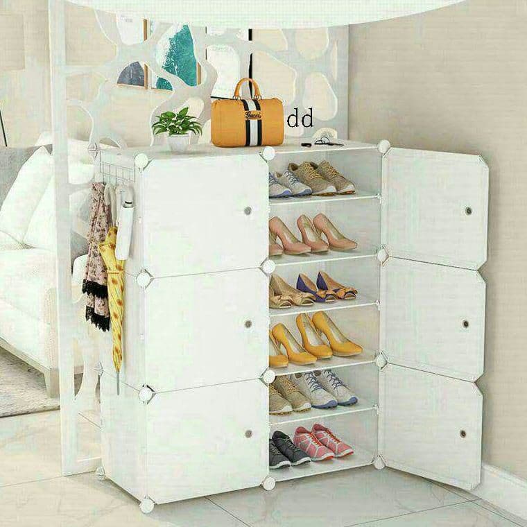 メルカリ 靴棚簡易家庭用玄関経済型室内きれい靴収納神器 G 棚 ラック 4 500 中古や未使用のフリマ